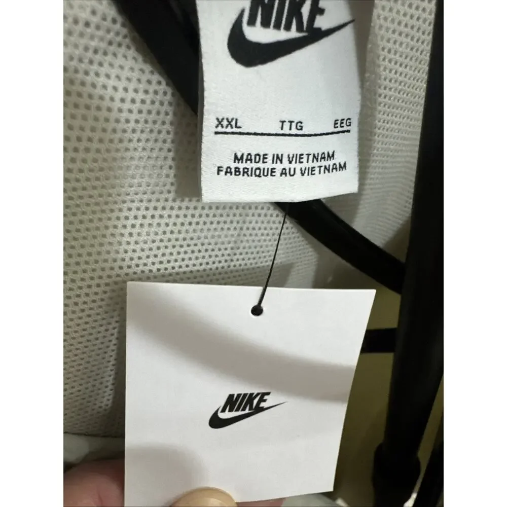 Mens Nike Nsw Club Woven Full Zip Jacket Fb7397-072 Size XXL